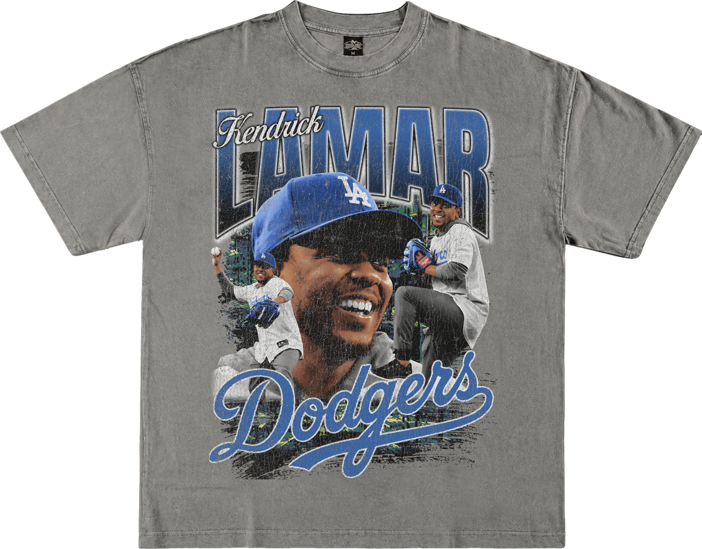 KENDRICK LAMAR DODGERS GRAPHIC T-SHIRT