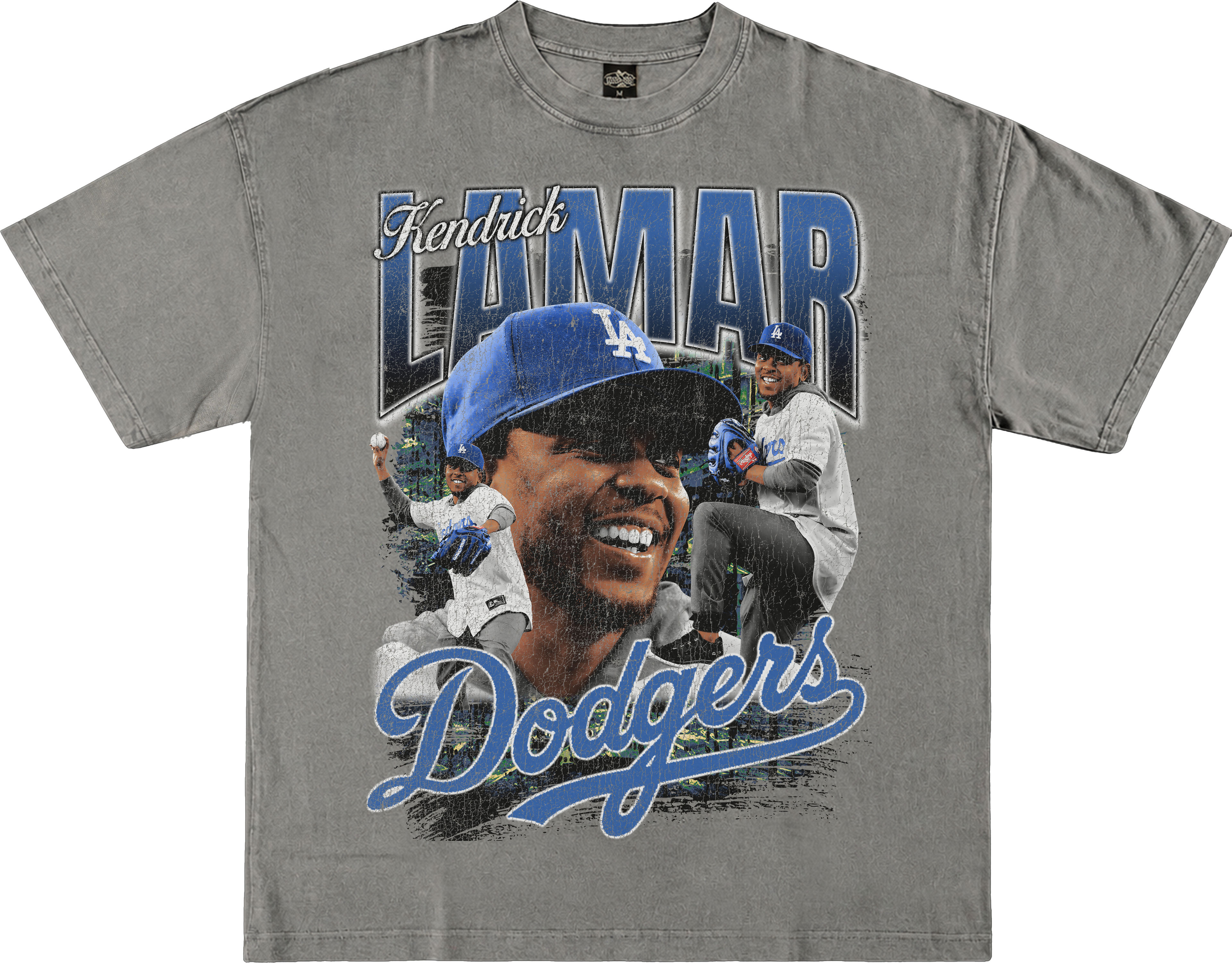 KENDRICK LAMAR DODGERS GRAPHIC T-SHIRT