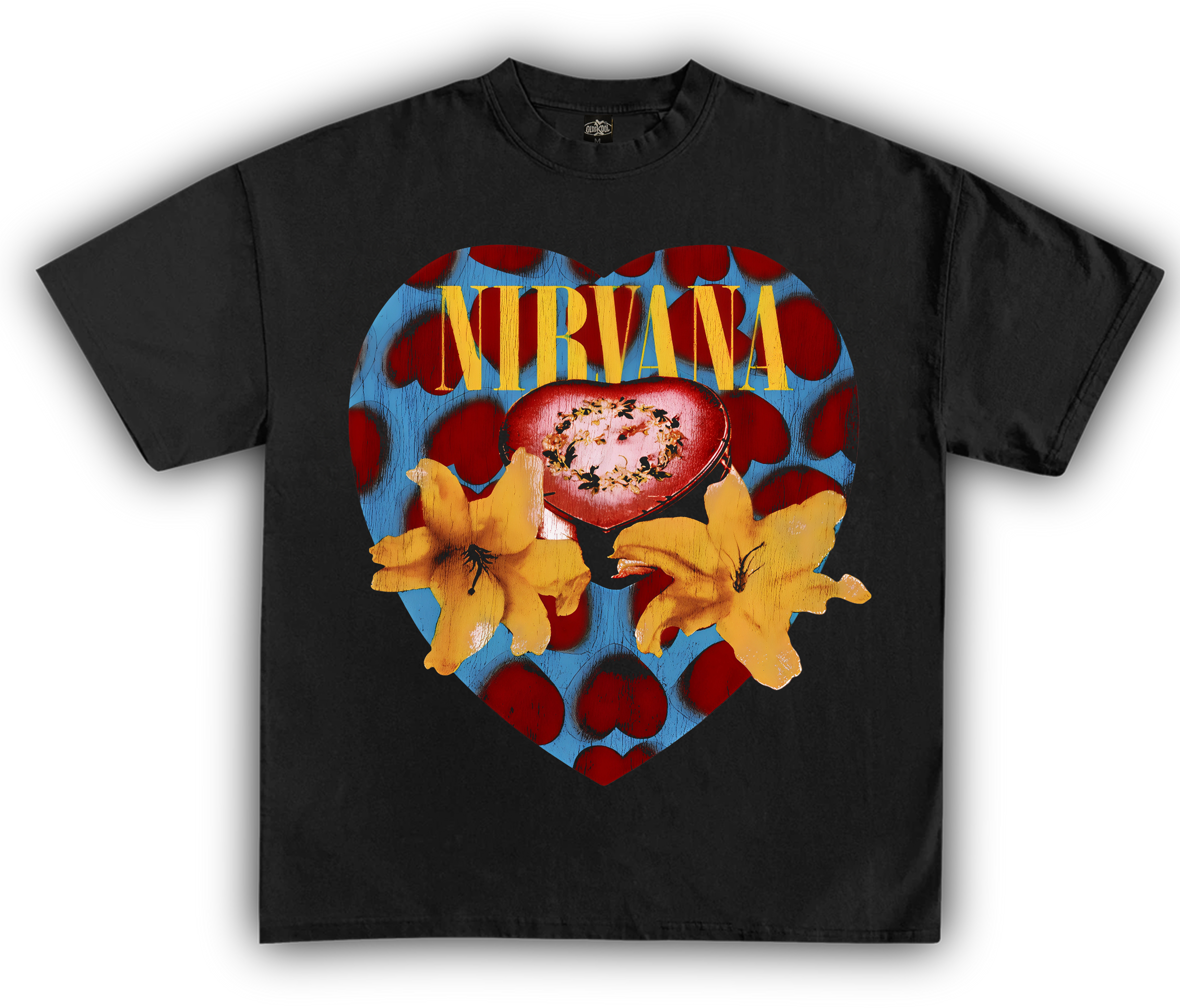 NIRVANA HEART SHAPED BOX GRAPHIC-T