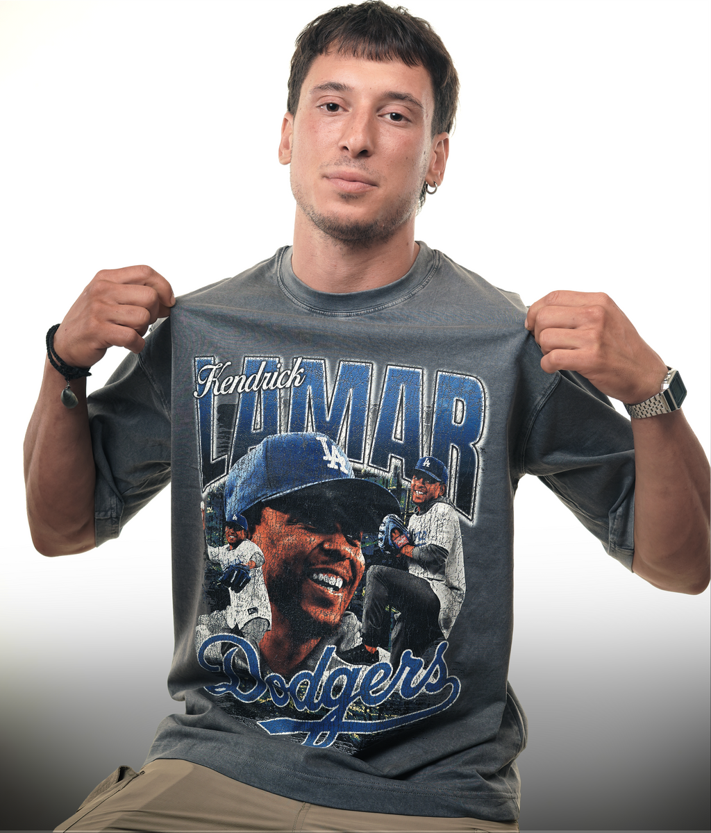 KENDRICK LAMAR DODGERS GRAPHIC T-SHIRT