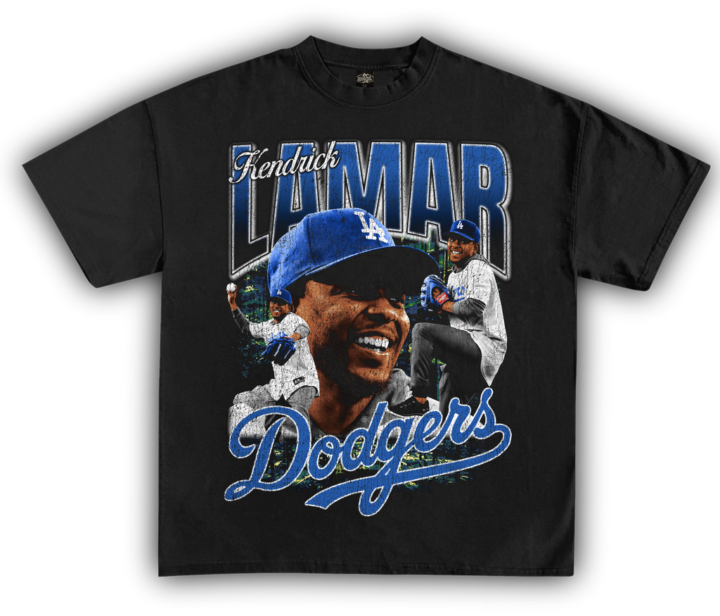 KENDRICK LAMAR DODGERS GRAPHIC T-SHIRT